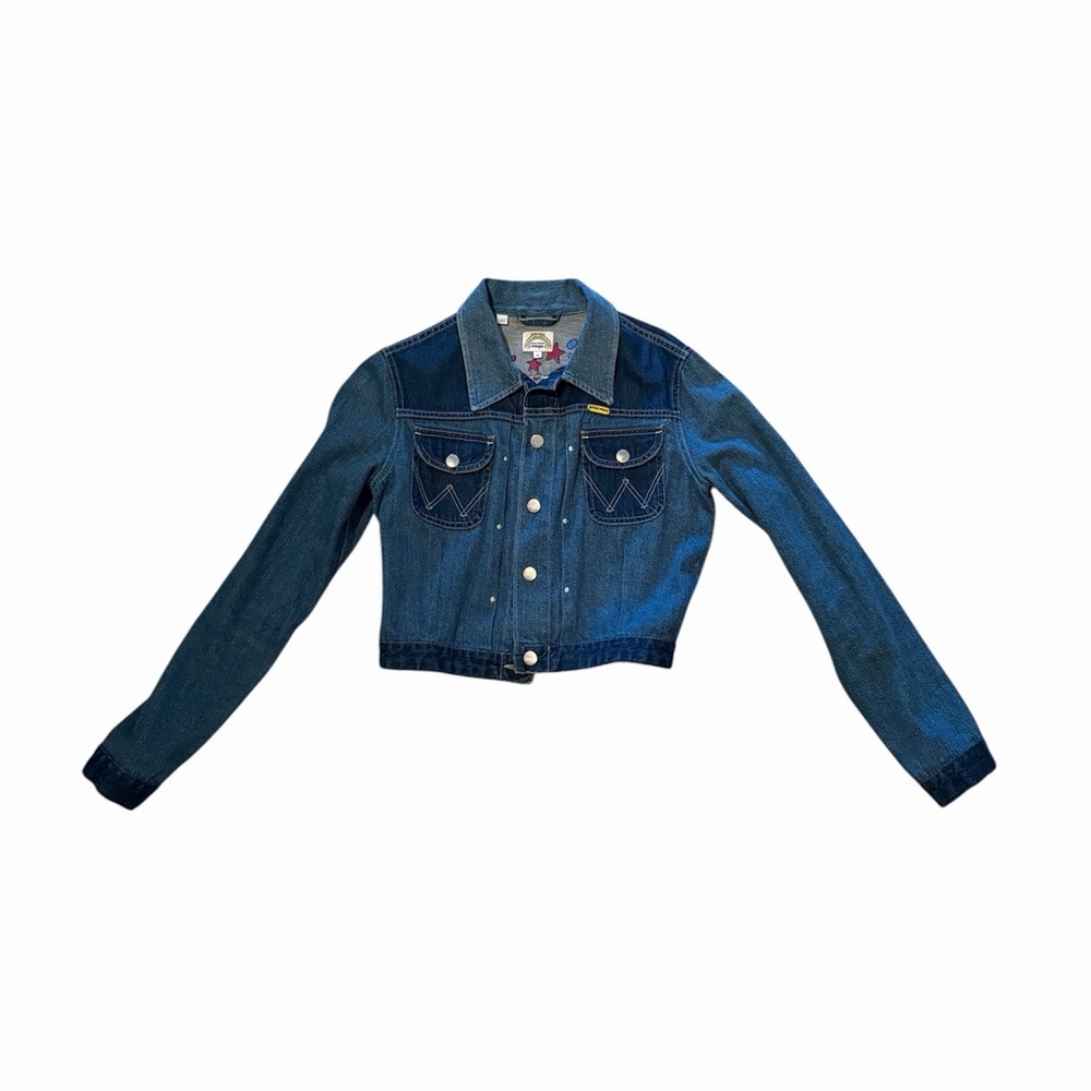 Wrangler x Peter Max Cropped Denim Jacket